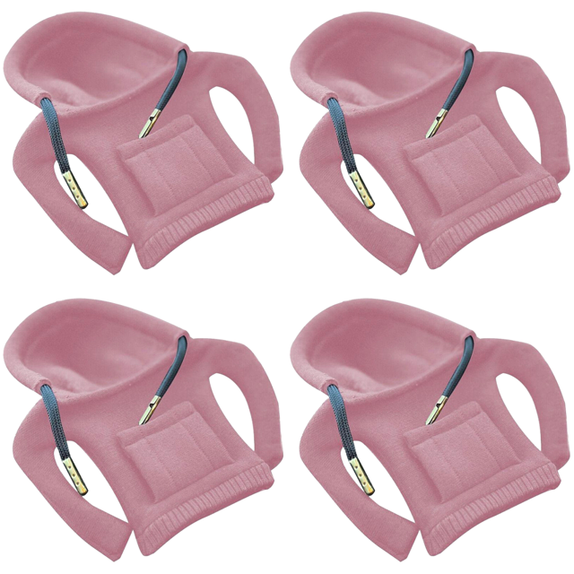 Kit de manija de palanca creativa con capucha y estilo a la moda para cambio de coche color rosa