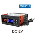 thumbnail image 2 of STC-3018 Dual Digital Temperature Controller with Heater Cooler 12V, 2 of 5