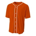 thumbnail image 2 of A4 N4184 Short Sleeve Full Button Baseball Jersey For Adult Size Male, 2 of 2