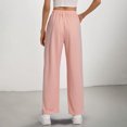 thumbnail image 5 of Sweatpants for Women Womens Cargo Work Pants Straight Leg Yoga Pants for Women Women's Plus Size Pants Women Pants Casual Work Hiking Cargo Pants Women Pink M, 5 of 7