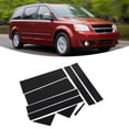 thumbnail image 1 of Side Door Window Cover, Car Window Pillar Sticker 10PCS Anti Aging Bright Black  For Vehicle, 1 of 8