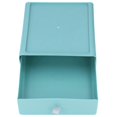 thumbnail image 1 of Desktop Storage Box Tetragonum Dust Prevention Free Superposition Combination Tabletop Stationery Cosmetics Storage BoxGreen, 1 of 3