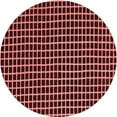 thumbnail image 1 of Ahgly Tapis Rond Lavable en Machine Intérieur Transitionnel Rouge, 8 Pieds Rond, 1 of 7
