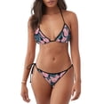 thumbnail image 1 of Disketp Rose Flowers para Bañador de Dos Piezas para Mujer, Bikini Sexy Halter String, Conjunto de Bikini en Triángulo, 1 of 6