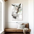 thumbnail image 2 of Elephant Stock The Guitar Solo Wall Art - Vertical Multi Panel Canvas - Living Room Wall Decor - Music Multi Panel - Orange And White Decor By Ashvin Harrison - 28" x 45", 2 of 8