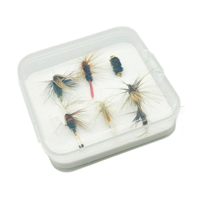 6x de Señuelos de pesca con mosca, Señuelos de pesca, accesorios de aparejos de pesca, anzuelos de pesca para agua salada para deportes al aire