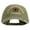 Khaki, variant on U.S. Army 24th Infantry Division Embroidered Washed Solid Pigment Dyed Cotton Twill Brass Buckle Cap - Olive OSFM