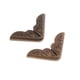 thumbnail image 3 of 100 Piezas de Protectores de Esquina Decorativos Vintage para álbumes de Recortes, álbumes de fotografía, Carpetas, Carpetas, Decoración de Libros bronce BLESIY Protectores para esquinas metálicas, 3 of 8