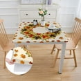 thumbnail image 2 of HAOXIT Fall Square - Leaf Table Cloth Colorful Fallen Circle s Thanksgiving Holiday Table Covers for Home Kitchen Patio 36*36, 2 of 8