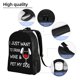 thumbnail image 4 of Solo quiero beber vino y acariciar a mi perro, mochila negra para mujer, hombre, mochila para portátil, mochila para trabajo, negocios, viajes, mochila informal, mochila escolar para estudiantes, 4 of 5