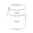 thumbnail image 5 of TAZA TERMO DOBLE ESPACIO DESMONTABLE Acero inoxidable, 2 contenedores, ideal para líquidos y sólidos, incluye cuchara desmontable, anillo de goma anti derrames, válvula de salida de vapor., 5 of 5
