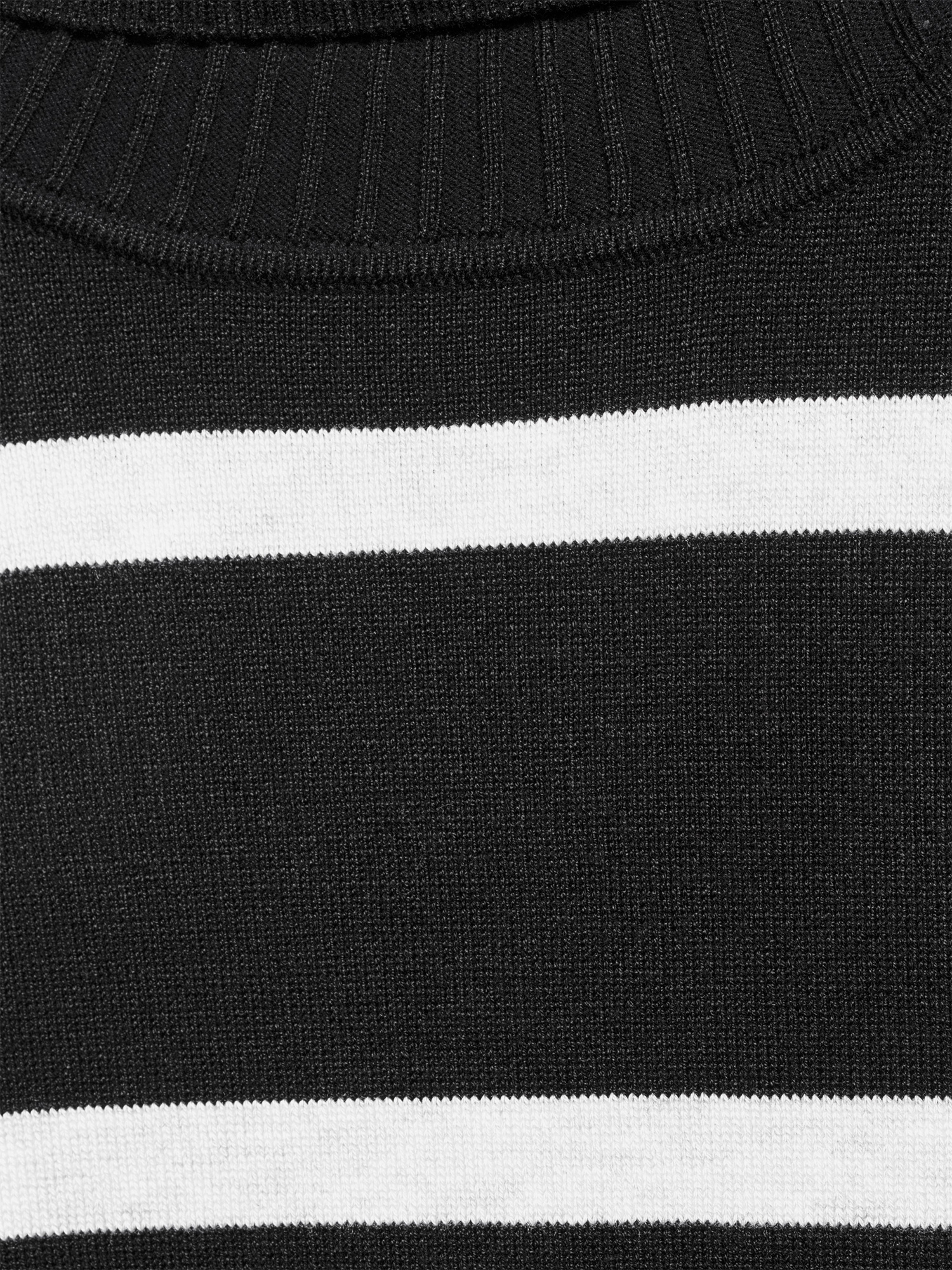 Time and Tru Women's Striped Turtleneck Sweater - image 3 of 6