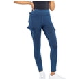 thumbnail image 1 of Gubotare Tummy Control Jeans Women's Mid-Rise Stretch Pull-On Jegging (Blue,Size S), 1 of 8