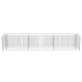 thumbnail image 3 of vidaXL Gabion Lit Surélevé Acier Galvanisé 270x50x50 cm, 3 of 5