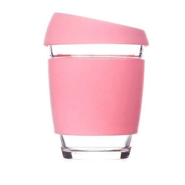 Reusable Glass Coffee Cup 12oz EcoFriendly BPA Free Espresso