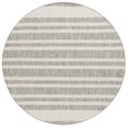 thumbnail image 2 of SAFAVIEH Beach House Boyce Striped Indoor/Outdoor Area Rug, Gray/Ivory, 6'7" x 6'7" Round, 2 of 9