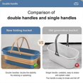 thumbnail image 2 of Large Flat Mop Cleaning Bucket, Large Flat Mop Floor Mop Large Foldable Portable Mop Bucket, 2 of 5
