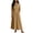 Khaki, variant on Cmfcve Plus Size Button down Dress for Women Casual Long Sleeve Lapel Collared Flowy A-Line Maxi Shirt Dress