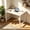Pure White, variant on Kelno 40" Computer Desk Gaming Table Home Office Writing Study Workstation with Sturdy Metal Frame, Black
