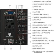 PRORECK Club 8000 18 Stereo DJ/Powered PA Speaker System Combo with Bluetooth and Subs