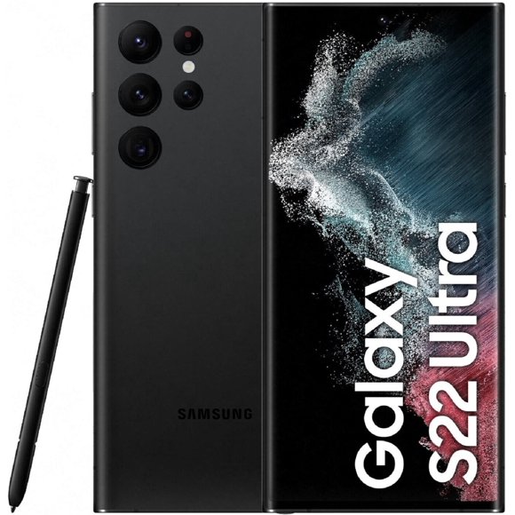 Remis à Neuf Samsung Galaxy S22 Ultra 5G - 128 Go – Phantom Black – Appareil Photo Arrière Quadruple 108MP et avant 40MP - Téléphone Intelligent Entièrement Déverrouillé - Excellent État