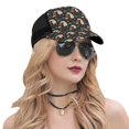 thumbnail image 5 of Zufioo Cute Alpaca Print Mesh Baseball Cap, Adjustable Sport Travel Hat Accessory for Men and Women, 5 of 7