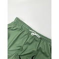 thumbnail image 3 of Men's Linen Shorts Casual Cotton Lightweight Elastic Waist Drawstring Summer Shorts with Pockets Green XL, 3 of 5