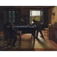 thumbnail image 2 of William Henry Bartlett 24x20 Gold Ornate Framed and Double Matted Museum Art Print Titled - A Game of Billiards (1881), 2 of 4