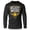 Silver on Black, variant on GYMISH Beast Mode Lightweight Long Sleeve Hooded T-Shirt for Men – Funny Gym Hoodie, Workout Apparel, Khaki, Small