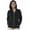 Black, variant on Apparel 5250 Women's Boundary Fleece Jacket-Charcoal Heather-XS