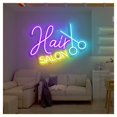 thumbnail image 1 of Letrero De Neón Hair Salon, Ideal Para Decorar El Logotipo Una Barbería, Con Luz Regulable 40cm, 1 of 2