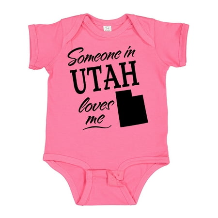 

Inktastic Someone in Utah Loves Me Gift Baby Boy or Baby Girl Bodysuit