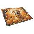 thumbnail image 4 of Carolines Treasures DAC1067LCB 15 x 12 in. Rottweiler Fall Glass Cutting Board - Large, 4 of 32