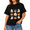 Black-250, variant on Women's Ghost Pumpkin Halloween Graphic T-Shirt, Fall Party Casual Short Sleeve Tee
