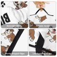 thumbnail image 6 of Bulldog and Dog Paw Print White Pattern Teens Toddler Nap Mat with Pillow, Sleeping Mat Bag for Preschool Daycare 59"x22", 6 of 6