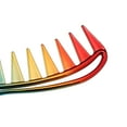 thumbnail image 4 of Unique Bargains Wide Tooth Hair Comb Large Hair Fork Comb Hairdressing Styling Tool for Men Women Plastic Multicolor, 4 of 5