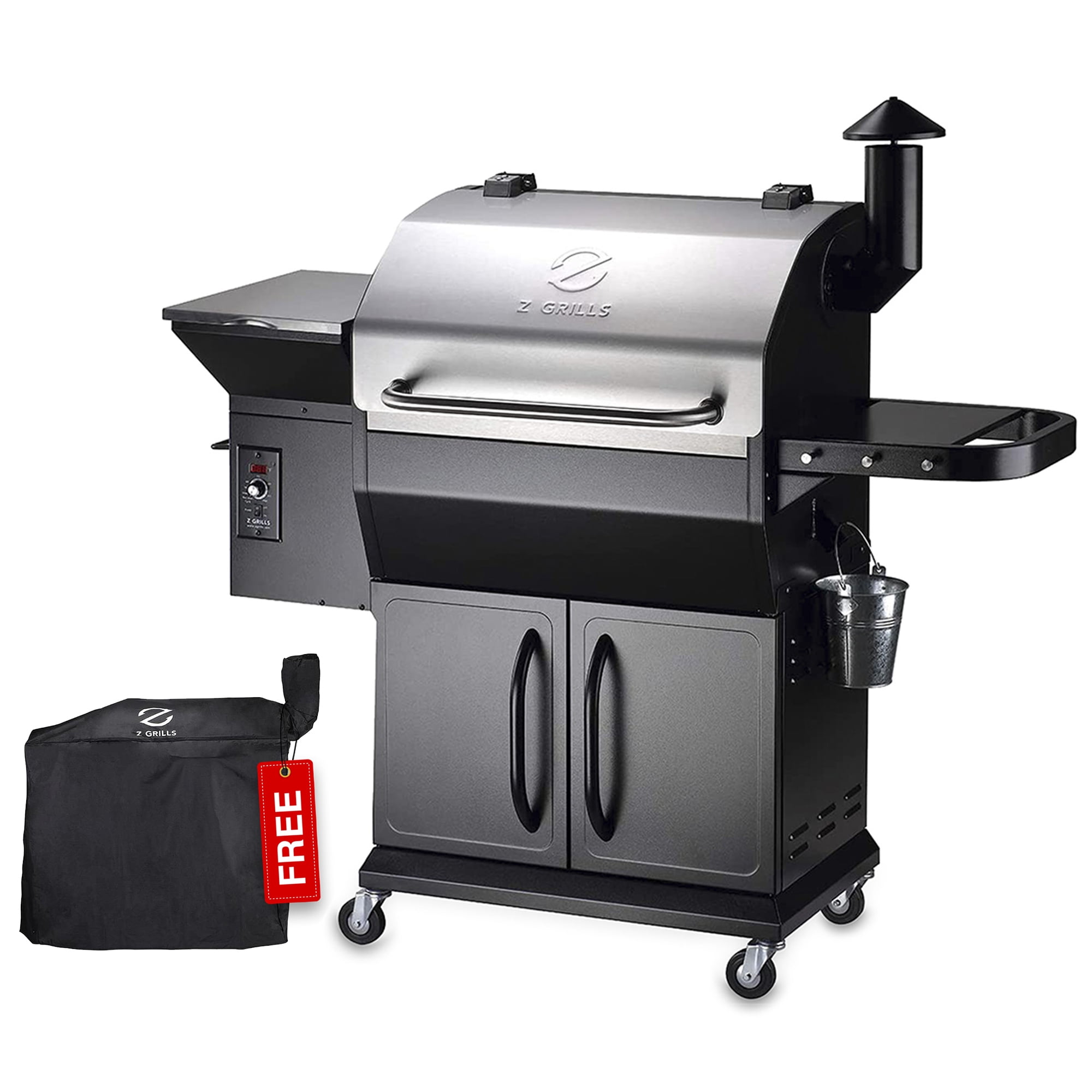 Z GRILLS ZPG1000E 1060 sq. in. Wood Pellet Grill and Smoker 8in1 BBQ
