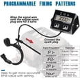 thumbnail image 5 of Digital Hour Meter Tachometer, Maintenance Reminder, User Shutdown, Use for ZTR Lawn Mower Tractor Generator Marine, 5 of 5
