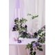 thumbnail image 3 of Rosas artificiales con degradado de rosas polvorientas, 25 unidades con tallos para centros de mesa de ramos de boda DIY (degradado morado), 3 of 5