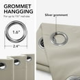 Deconovo Room Darkening Curtains for Bedroom, Grommet Thermal Insulated