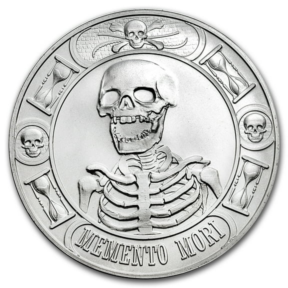 1 oz Silver Round - Memento Mori (Anonymous Mint)