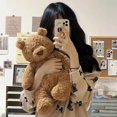 thumbnail image 3 of Oso de peluche de conejo blanco supersuave para niños, oso de peluche, muñeco de peluche, peluche de peluche, regalo de Navidad, 3 of 4