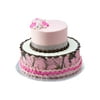 Pink Camo Two Tier Cake