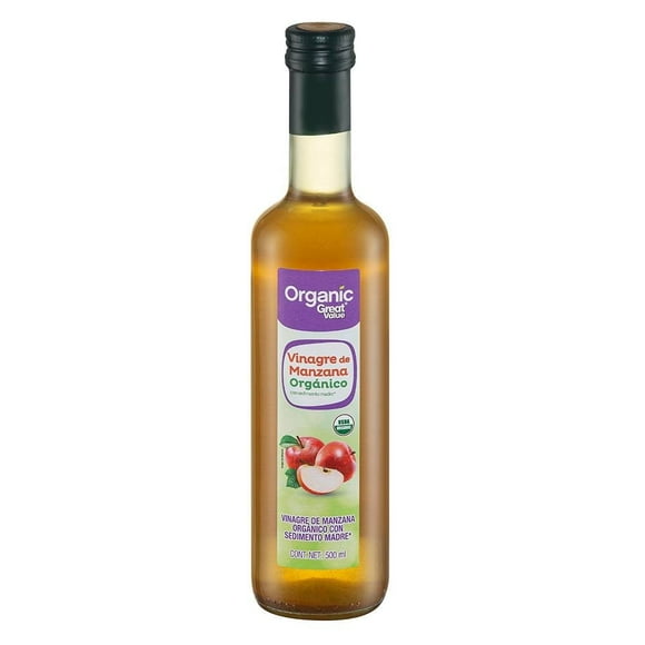 Vinagre de manzana Great Value orgánico 500 ml