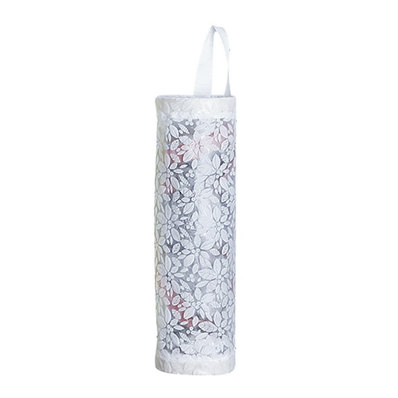 CMrtew Kitchen Waste Storage Bag Round Wall Hanging Organizer Convenient Extraction Box for Countertop Cabinet Drawer Trash Clutter Management Household Essentials (1pc)