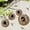 4 Pcs, variant on 4 Pack Hanging Hummingbird Nest House for Outside, Bird Houses for Outside, Spherical Round Mouth Hummingbird House Woven Straw Nests, Perfect for Garden Patio Lawn Office Indoor
