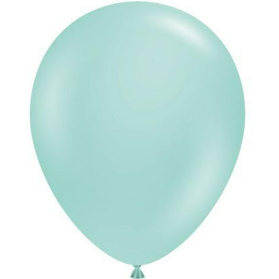 5 inch Tuftex Sea Glass Blue Latex Balloons (50 Pack) - Party Supplies Decorations