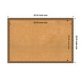 thumbnail image 4 of Amanti Art Natural Cork Board Wood Framed Antique Bronze Bulletin Board 38 in. x 26 in., 4 of 8
