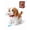 Brown White, variant on Robot Dog, My Realistic Robot Puppy Interactive Robotic Puppy Toy with Walking Barking Dog Toys Electronic Pet Gift for Kids Stool