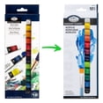 thumbnail image 4 of Royal & Langnickel Essentials 12ml 12 Colors Acrylic Artist Paint 12 Pack, 4 of 7